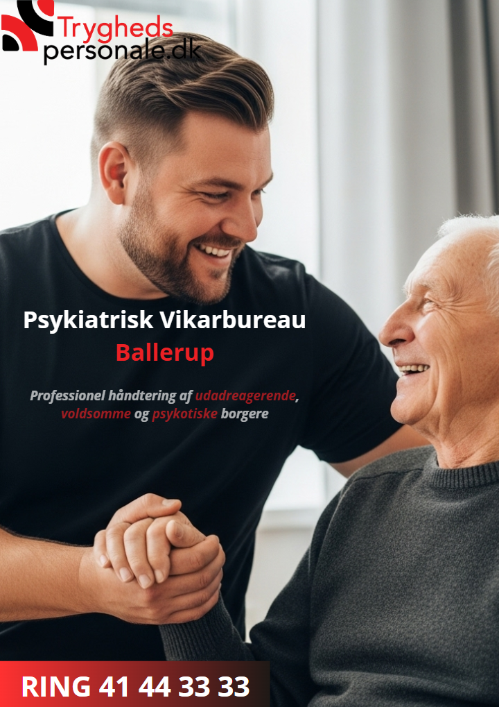 Psykiatrisk vikarbureau Ballerup - professionel håndtering af udadreagerende adfærd