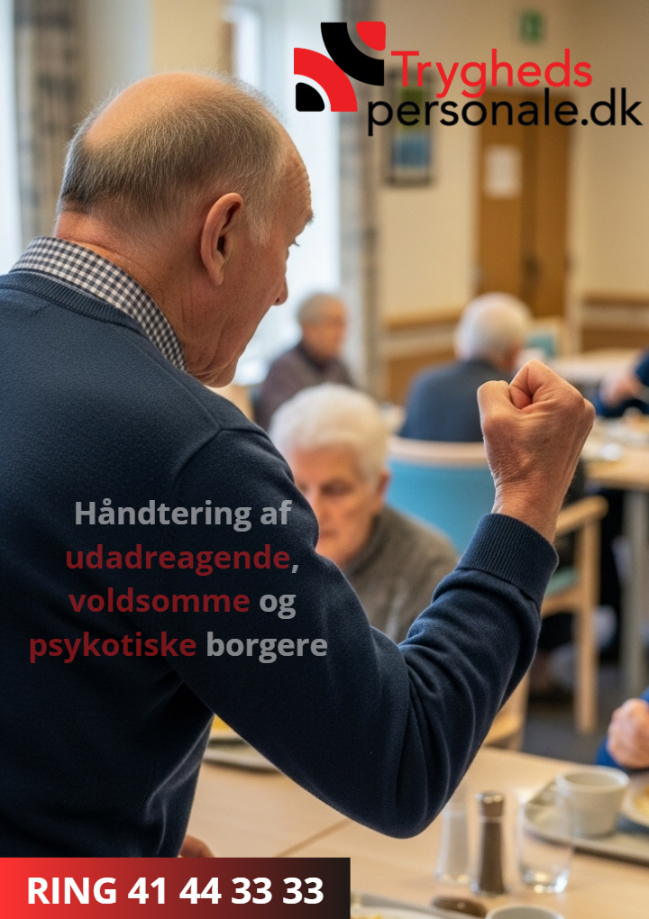 Håndtering af udadreagerende, voldsomme og psykotiske borgere - Tryghedspersonale.dk